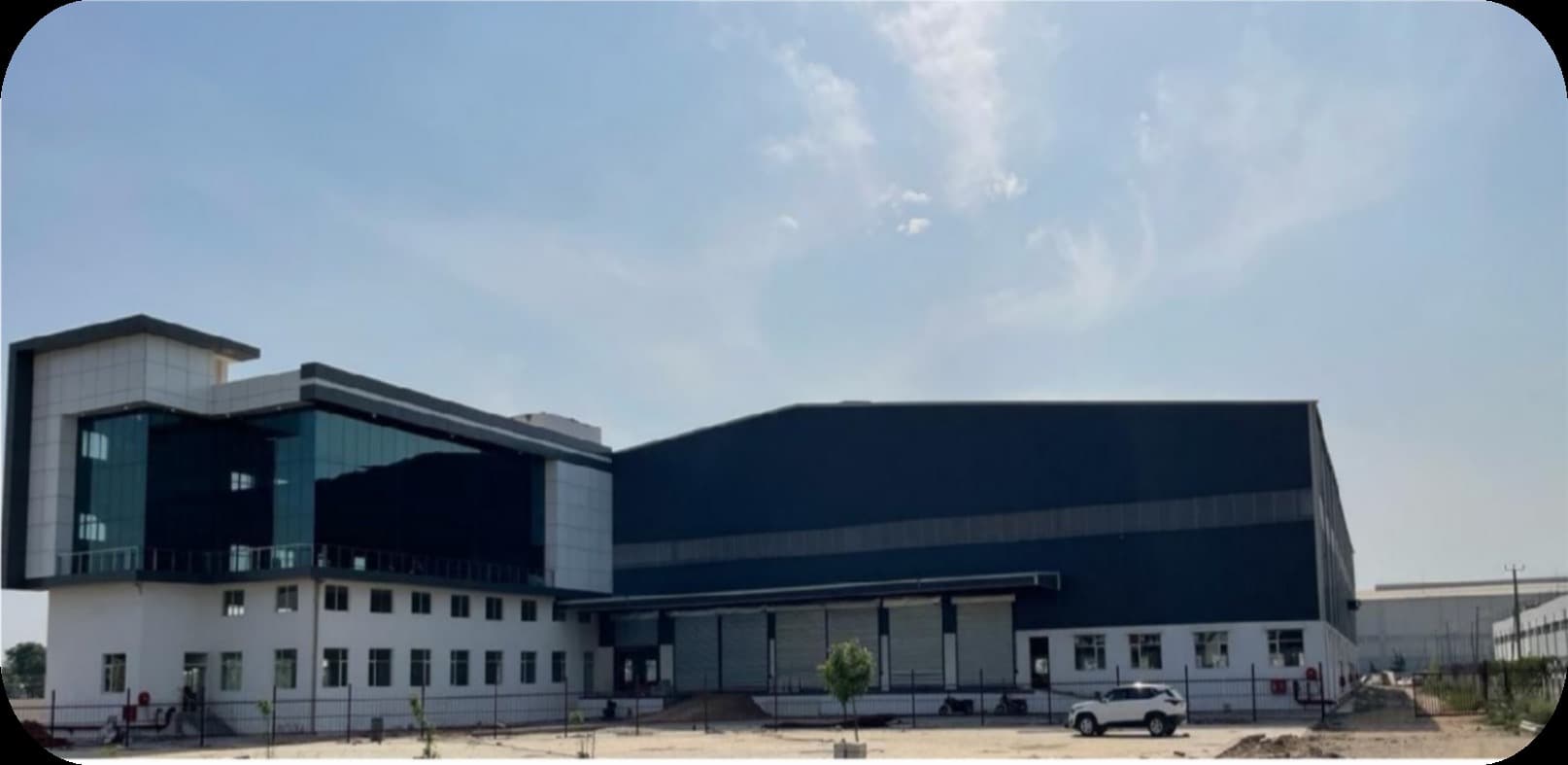 Gypsum Structure India — warehouse façade works