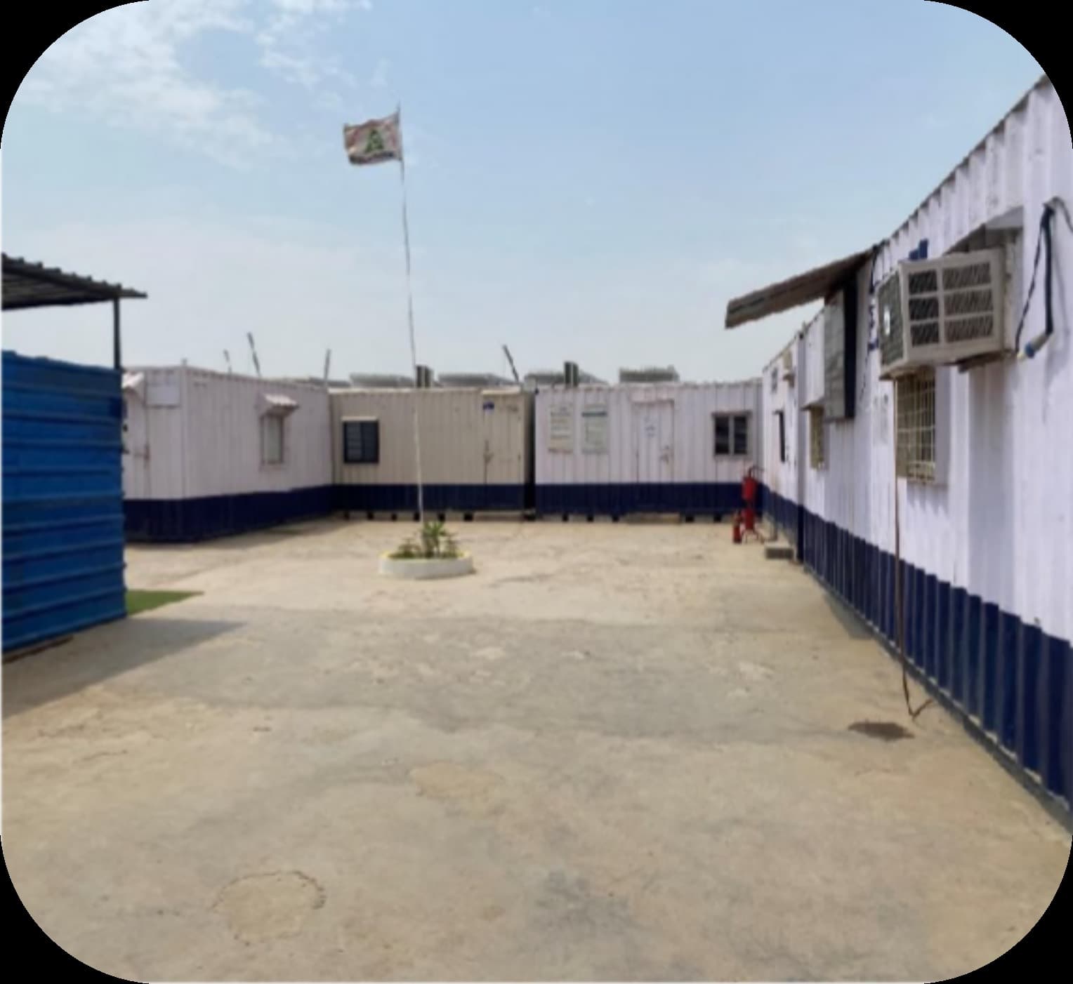 Maruti Suzuki manufacturing plant — site store and office container — photo 2